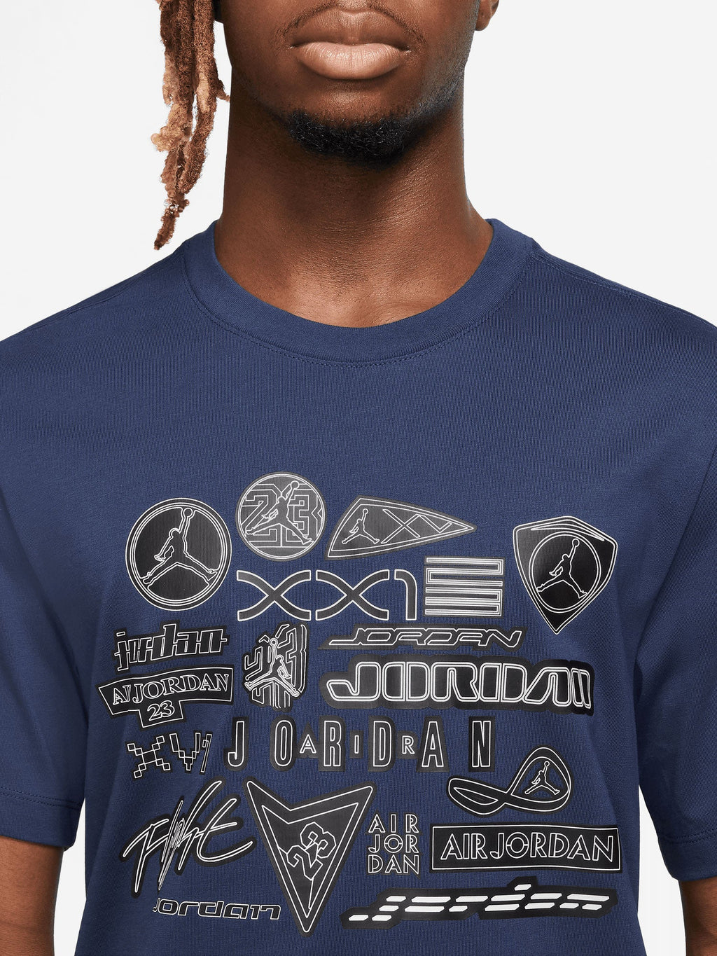 JORDAN Тениска M J BRAND GFX SS CREW 4