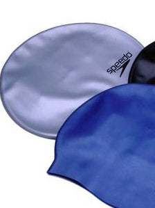 SPEEDO Плувна шапка PLAIN FLAT SILICONE CAP JUNIOR TEAM