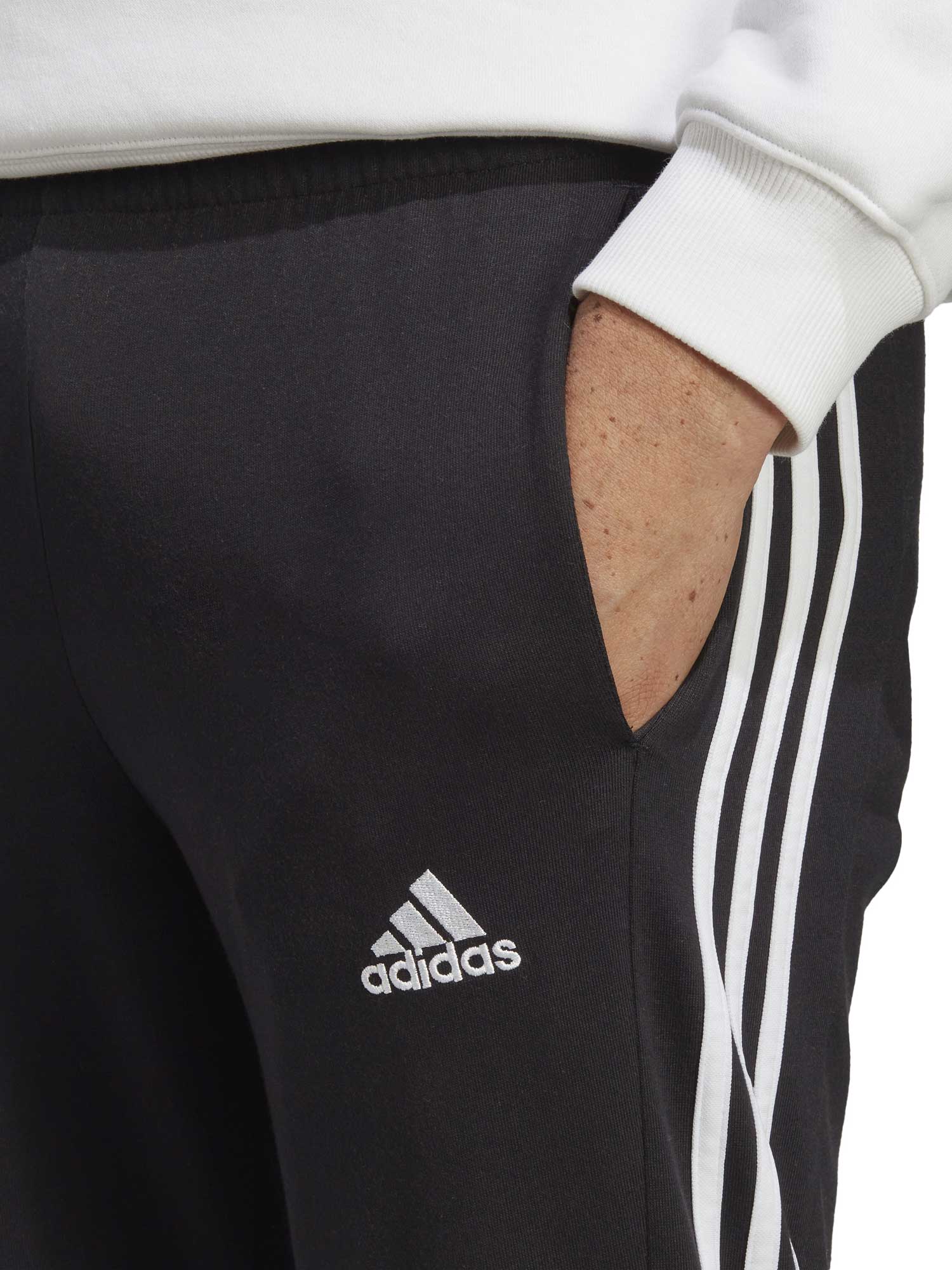 ADIDAS SPORTSWEAR Спортно долнище Essentials Single Jersey 3-Stripes