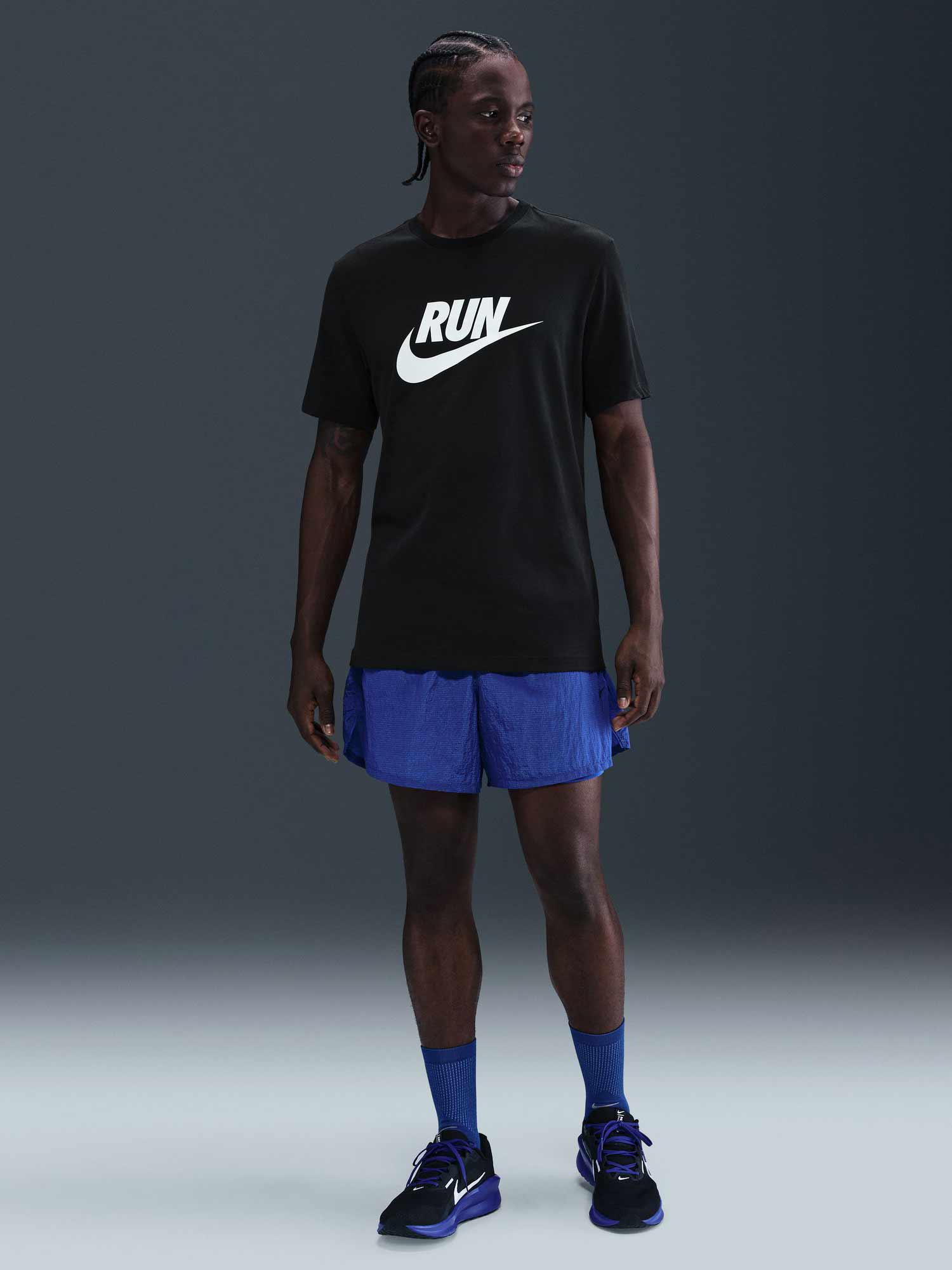 NIKE Тениска M NK DF TEE RUN SWOOSH