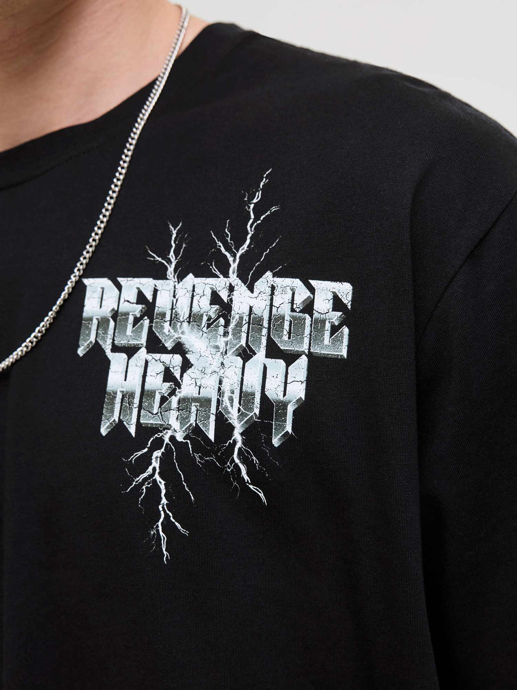JACK & JONES Тениска JOREAGLEROCK GALLERY TEE SS CREW NECK TG