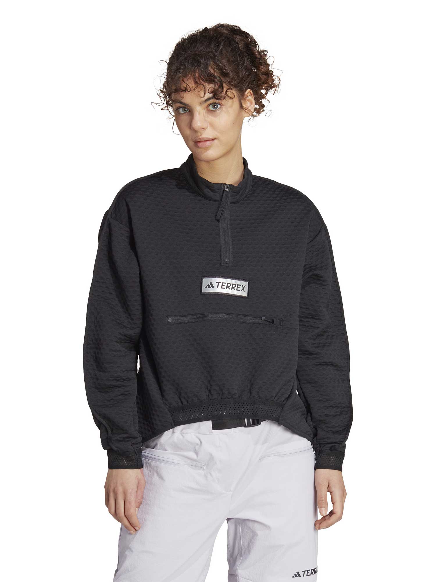 ADIDAS PERFORMANCE Блуза Terrex Utilitas Half-Zip Fleece Jacket