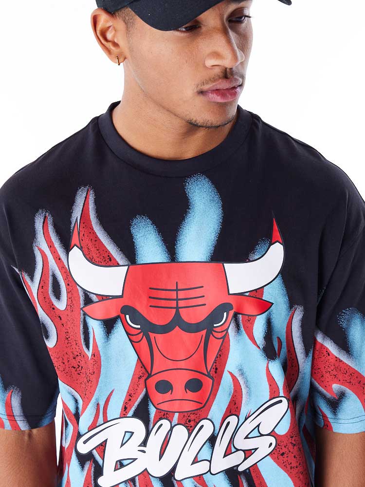 NEW ERA Тениска NBA FLAME OS TEE CHIBUL