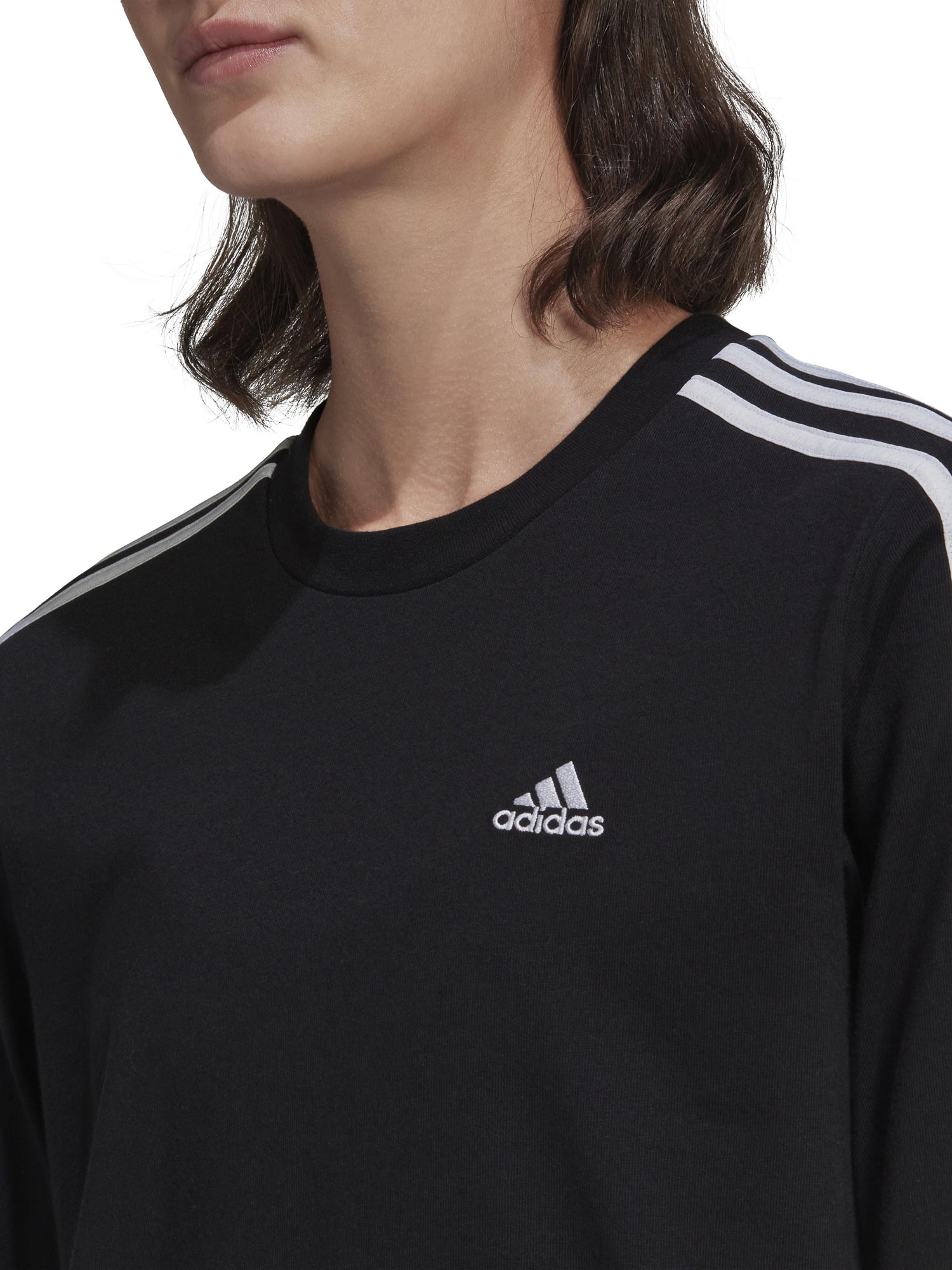 ADIDAS SPORTSWEAR Блуза Essentials 3-Stripes Long-Sleeve Top