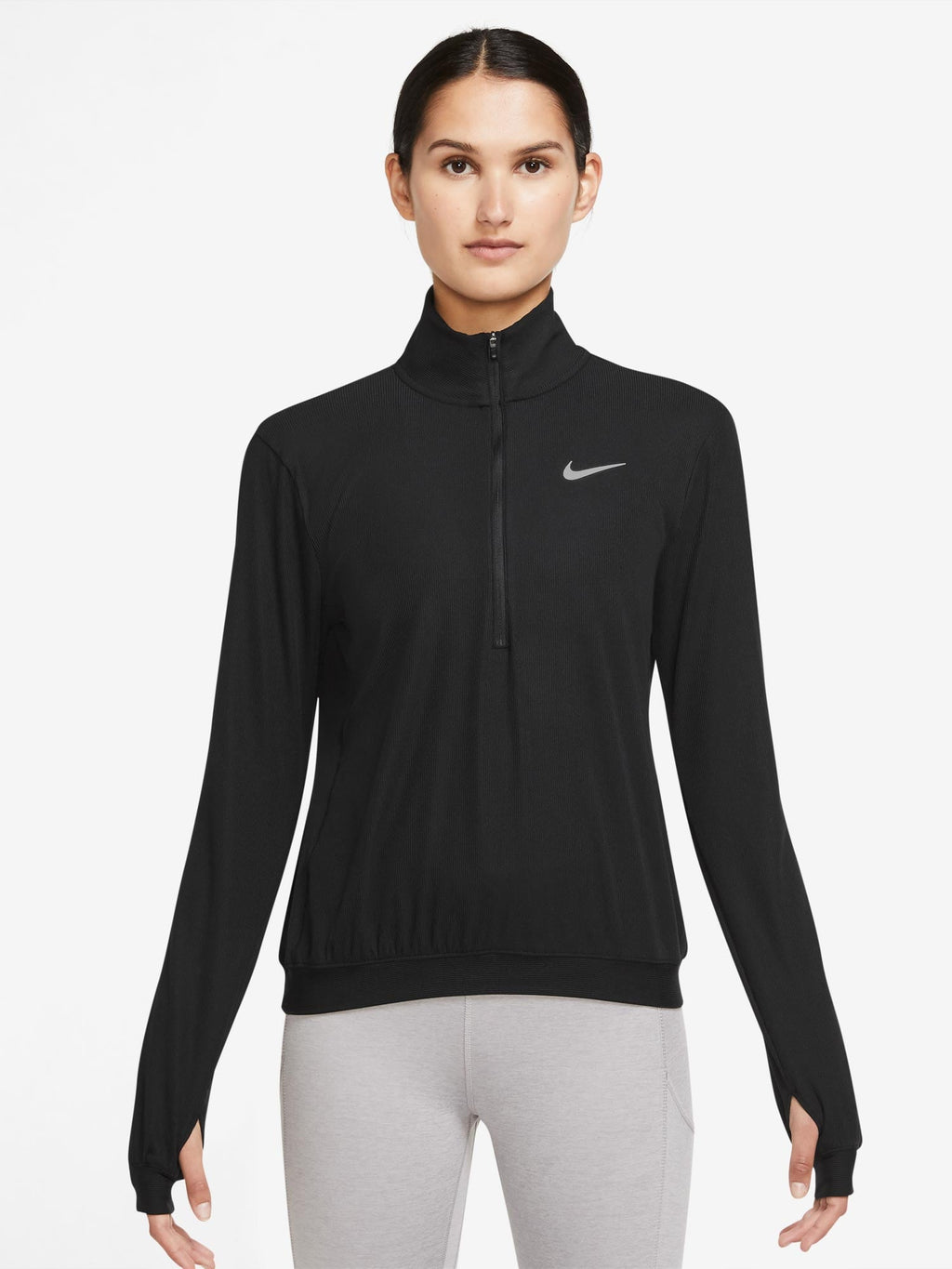 NIKE Блуза W DF ELEMENT SSNL NV