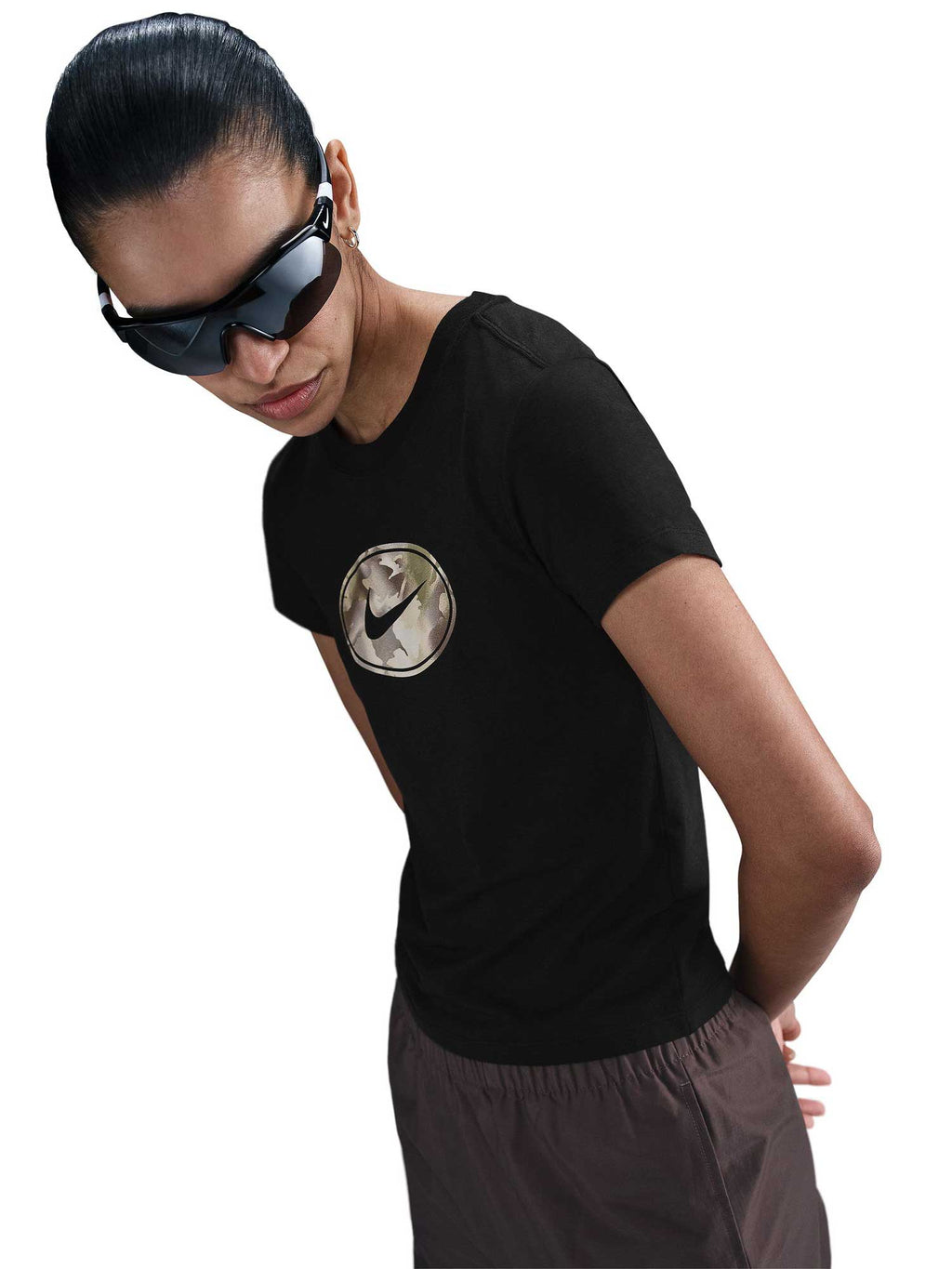 NIKE Тениска W NSW SS SLIM TEE STREET