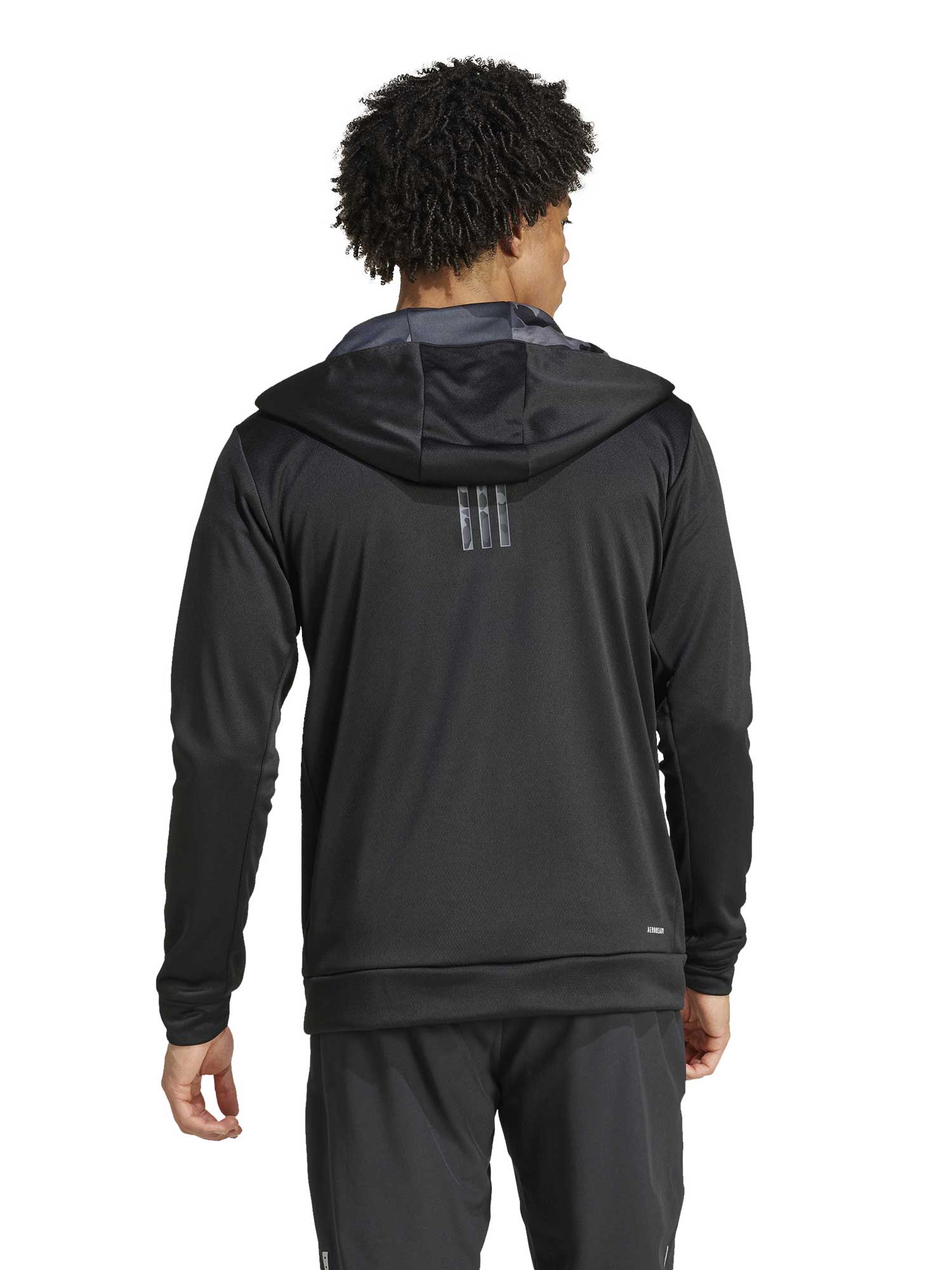 ADIDAS PERFORMANCE Суитшърт Train Essentials Camo Full-Zip Hoodie