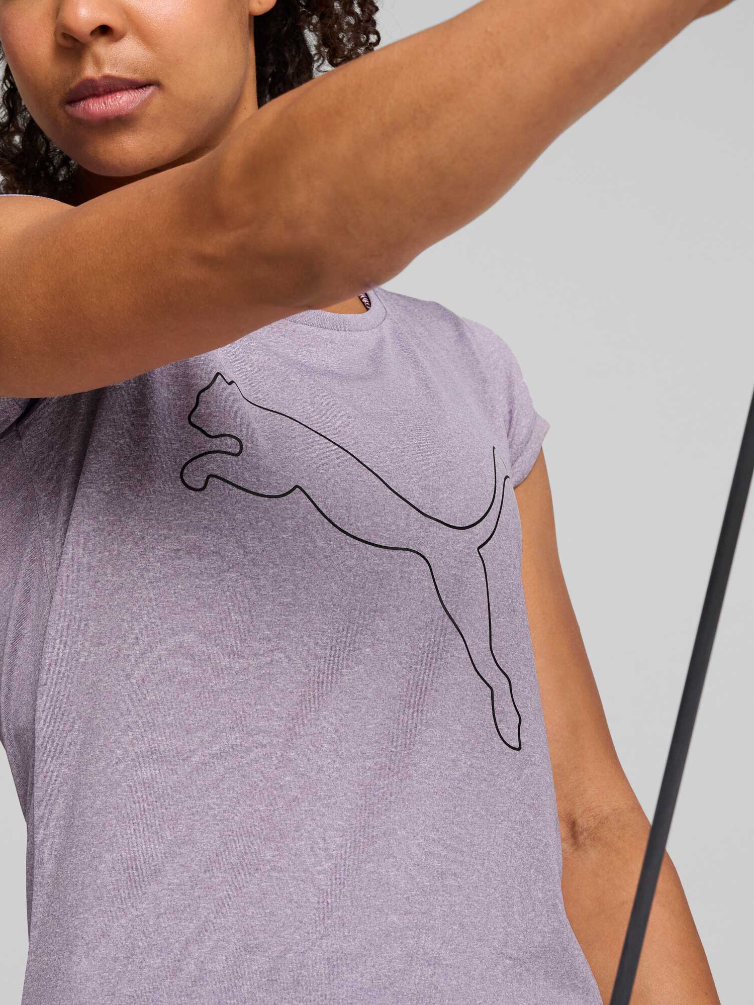 PUMA Тениска PERFORMANCE HEATHER CAT TEE W