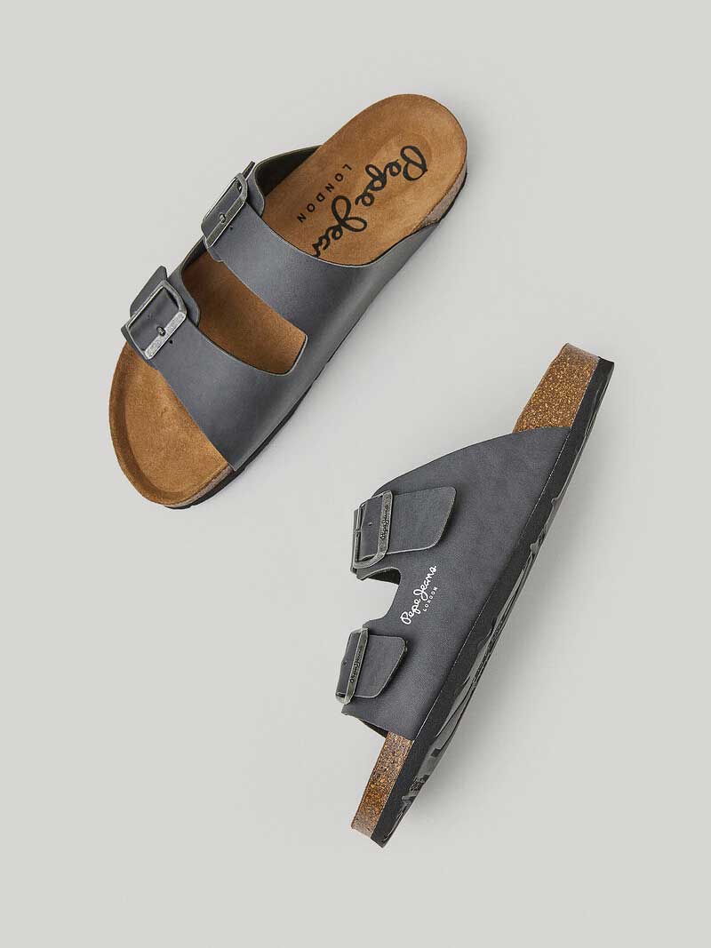 PEPE JEANS Чехли BIO DOUBLE NATUR M