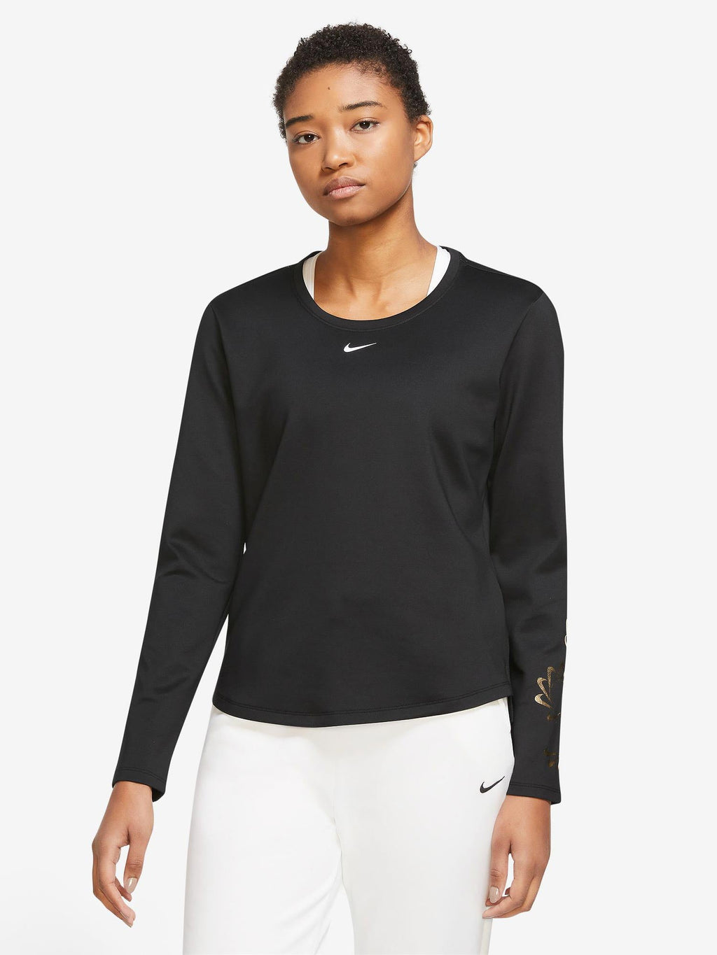 NIKE Блуза W ONE TF LS TOP GRX