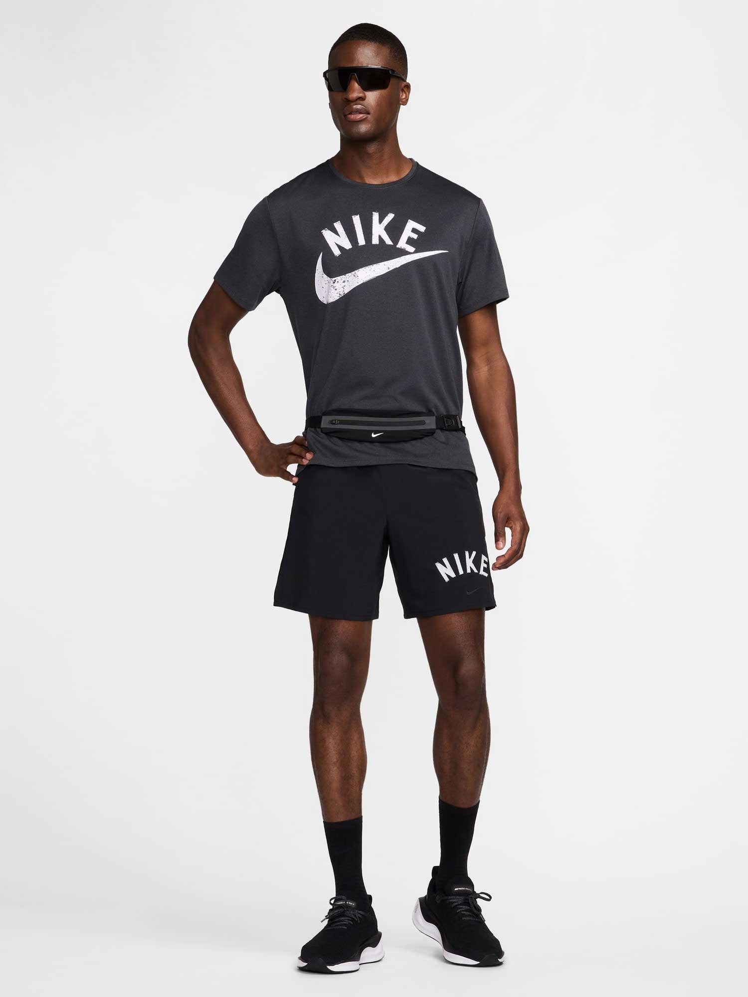 NIKE Тениска M NK DF MILER SWOOSH SS TOP