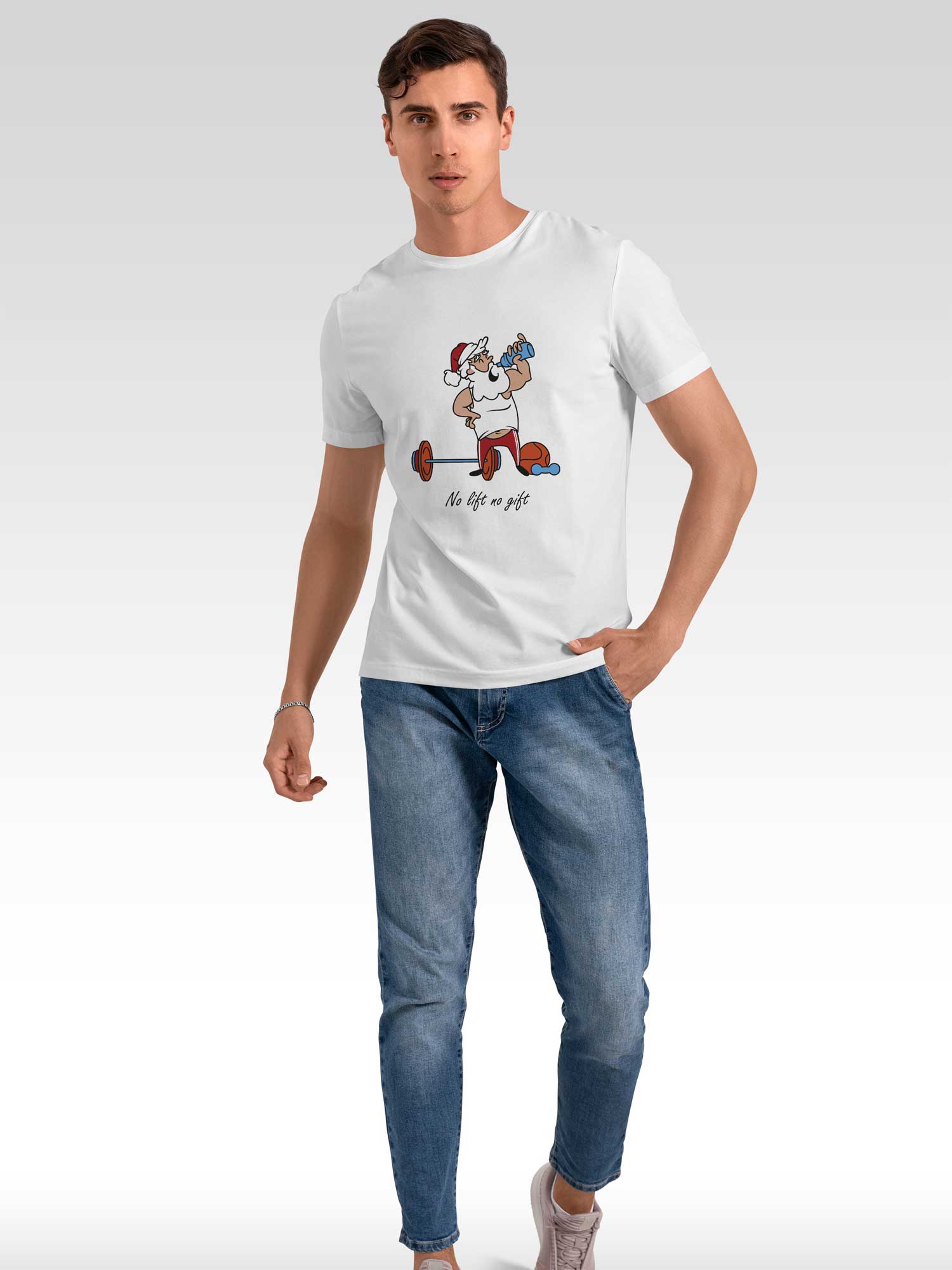 BRILLE Тениска Christmas T-shirt No lift no Gift