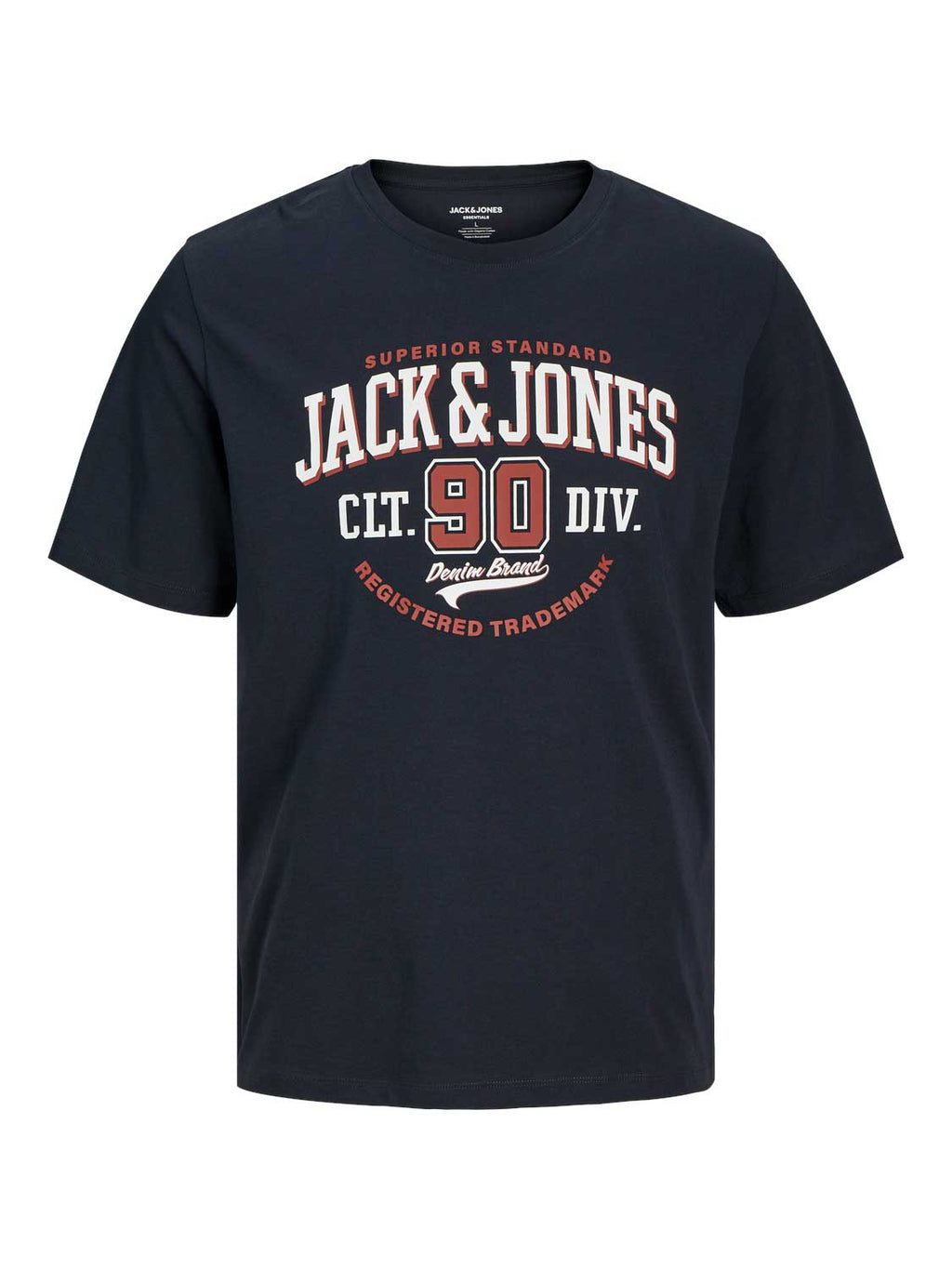 JACK & JONES Тениска JJELOGO TEE SS O-NECK 2 COL AW24 SN