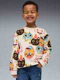 PUMA Блуза MOODY CAT AOP Crew TR PS