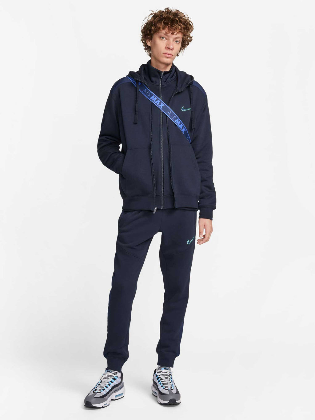 NIKE Суитшърт M NSW SP FLC FZ HOODIE BB