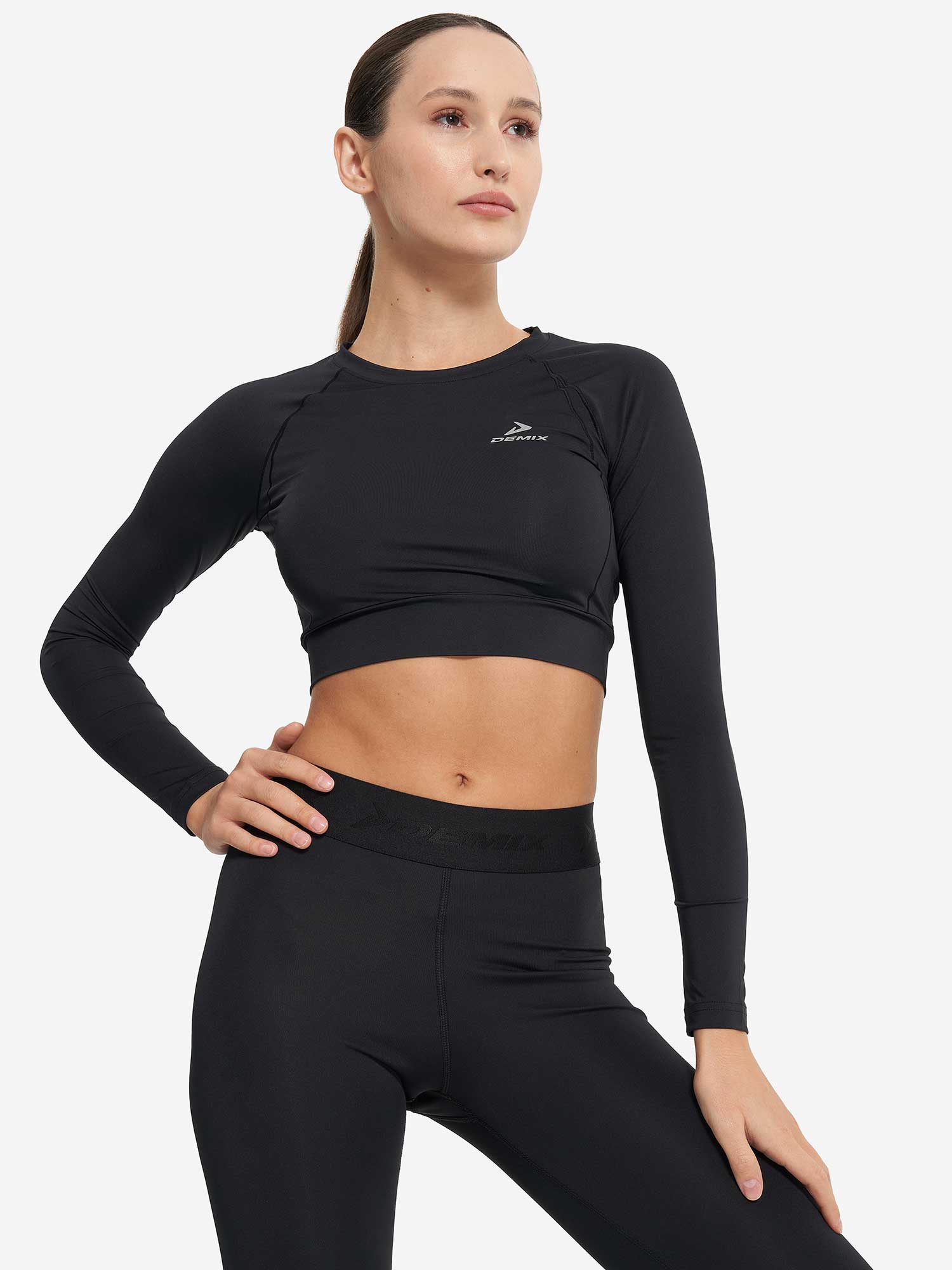 DEMIX Блуза W D Fitness GYM LS T-shirt