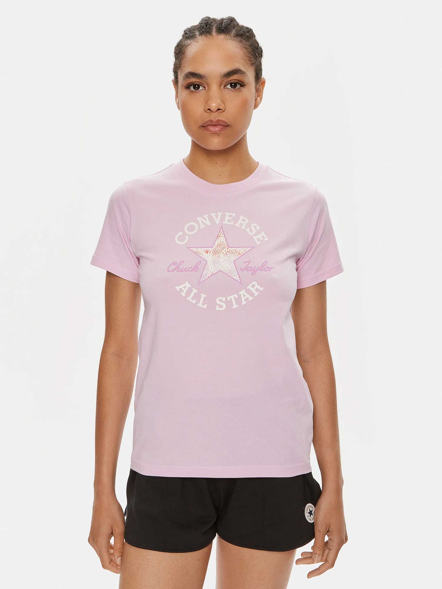 CONVERSE Тениска W CHUCK PATCH INFILL TEE