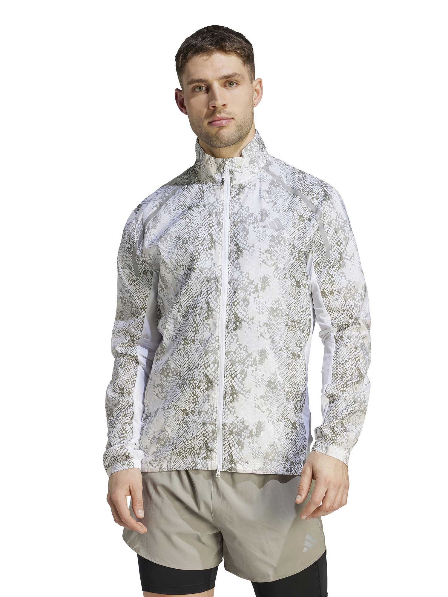 ADIDAS PERFORMANCE Спортно горнище Allover Print Marathon Jacket