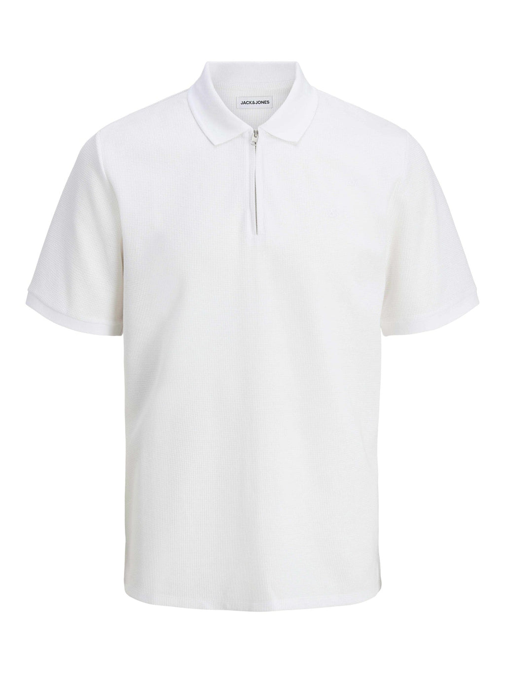 JACK & JONES Тениска JJEAUSTIN ZIP POLO SS NOOS