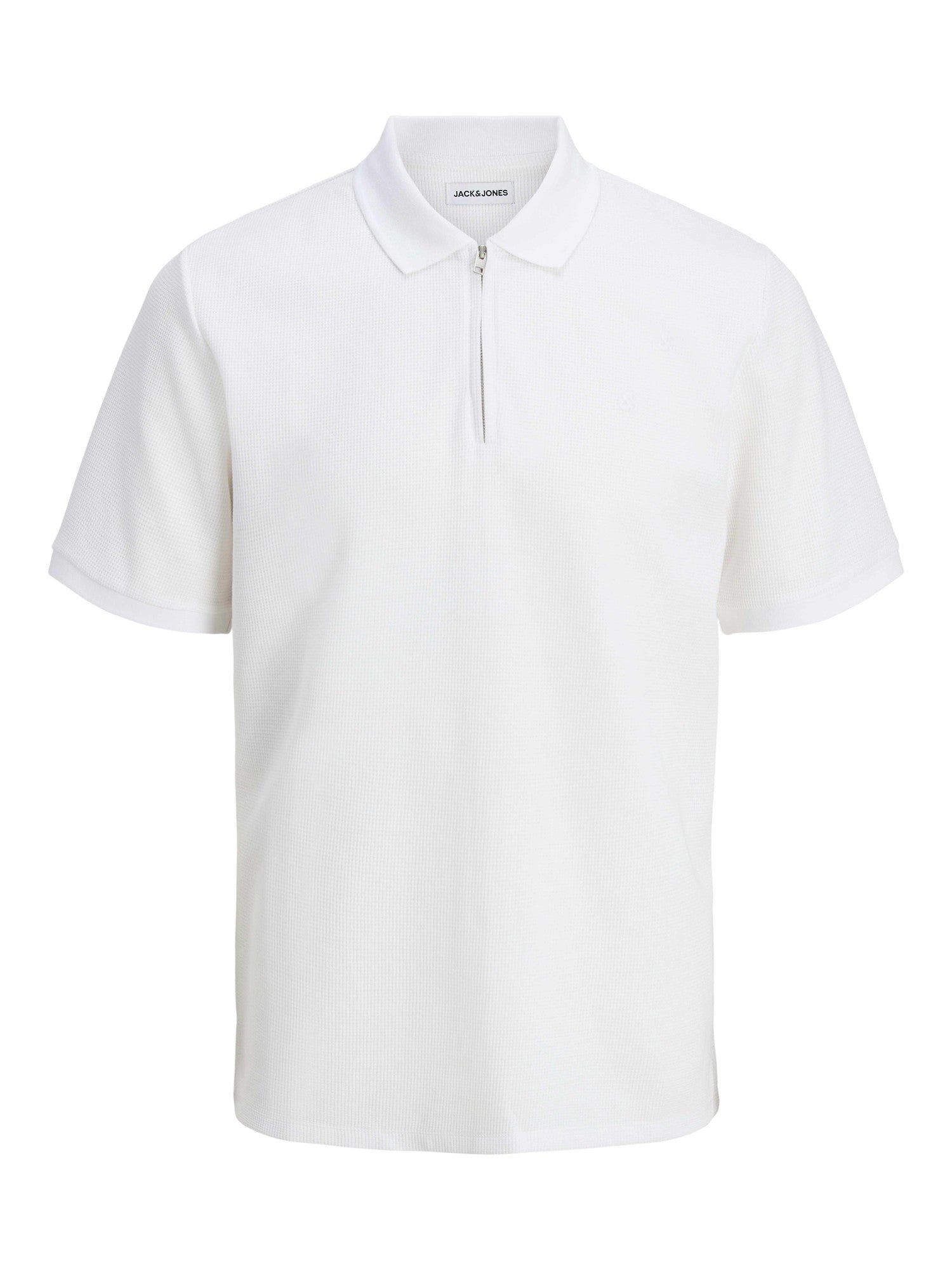 JACK & JONES Тениска JJEAUSTIN ZIP POLO SS NOOS