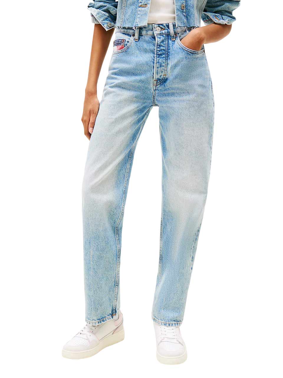 TOMMY JEANS Дънки LAYLA HR SLIM STR CBF RWB CI60