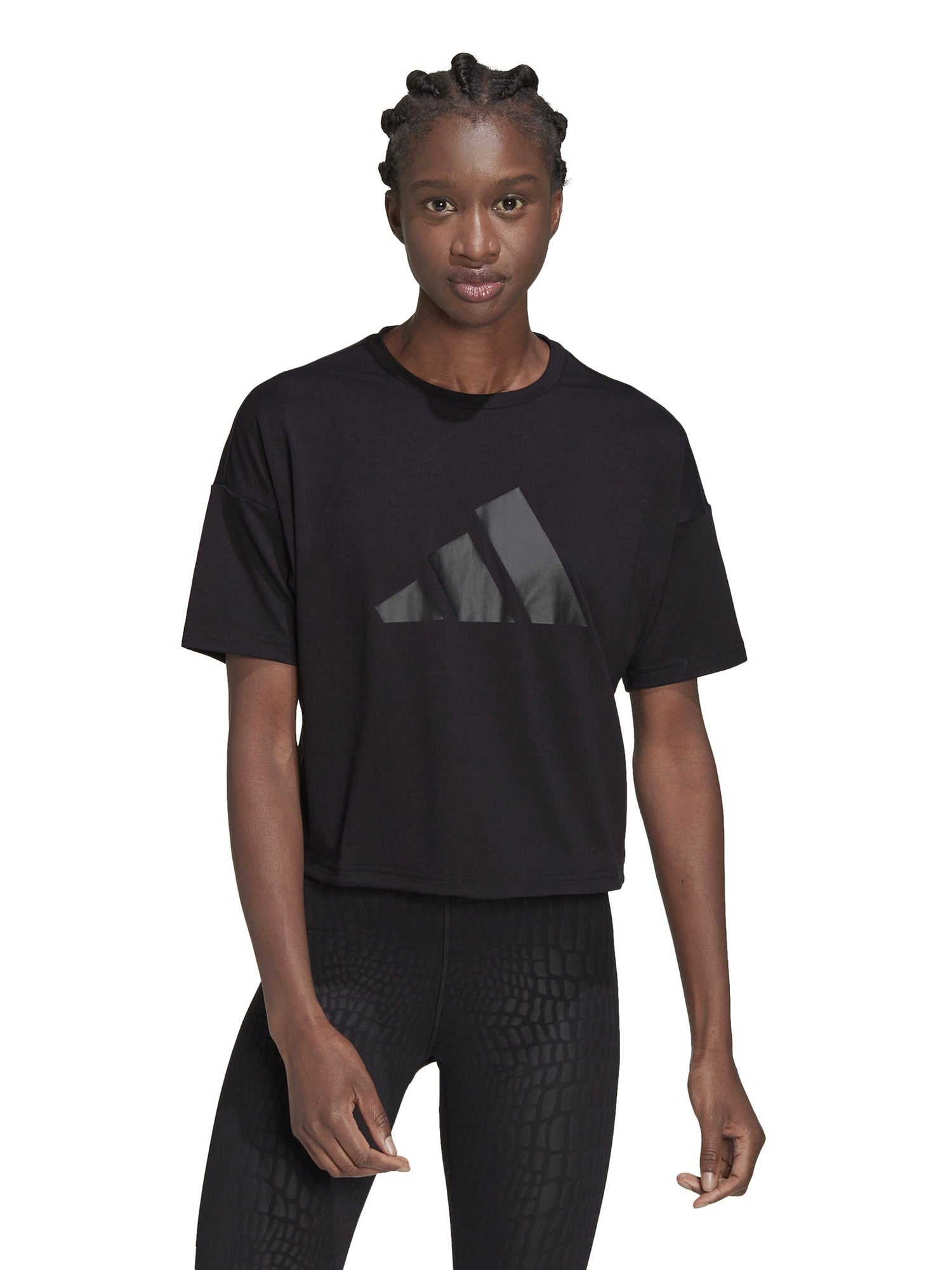 ADIDAS PERFORMANCE Тениска Train Icons 3 Bar Logo