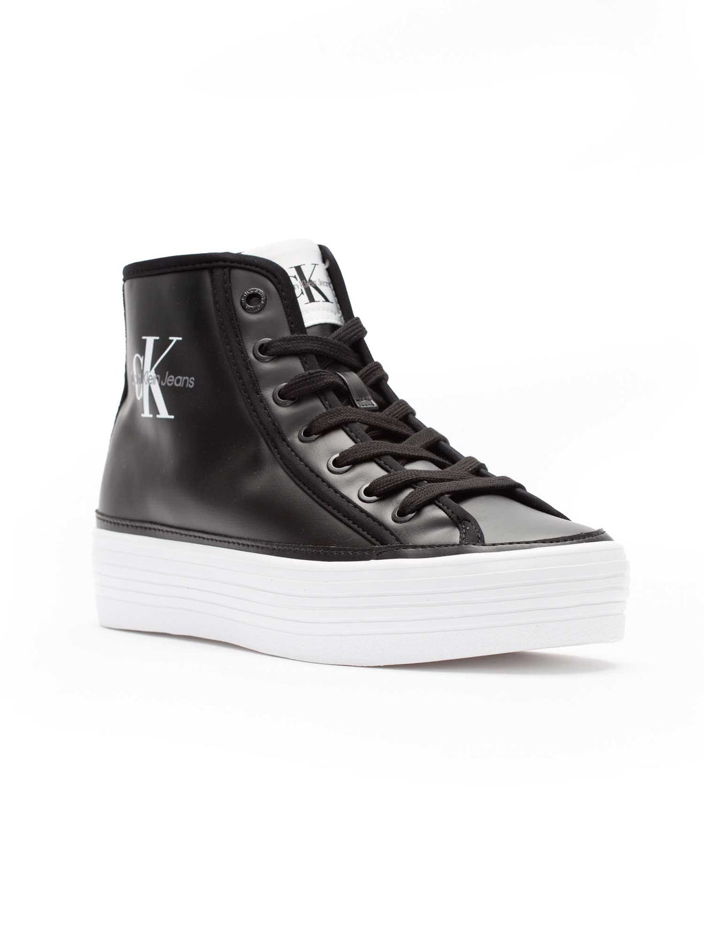 Calvin Klein Jeans Обувки BOLD VULC FLATF MID LACEUP NY