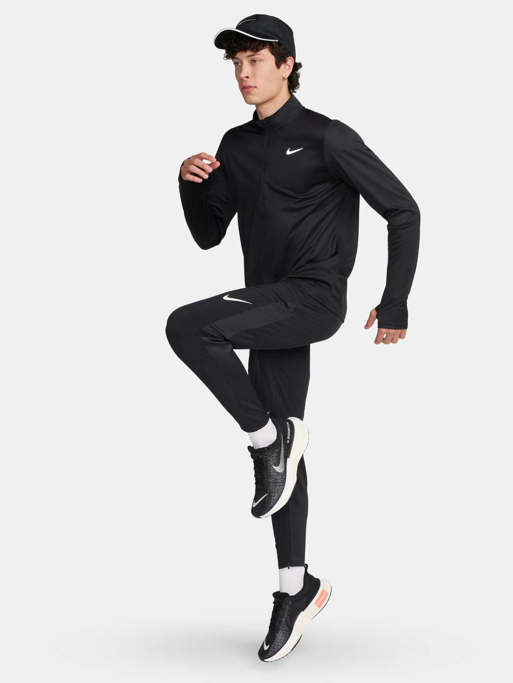 NIKE Блуза M NK DF PACER TOP HZ
