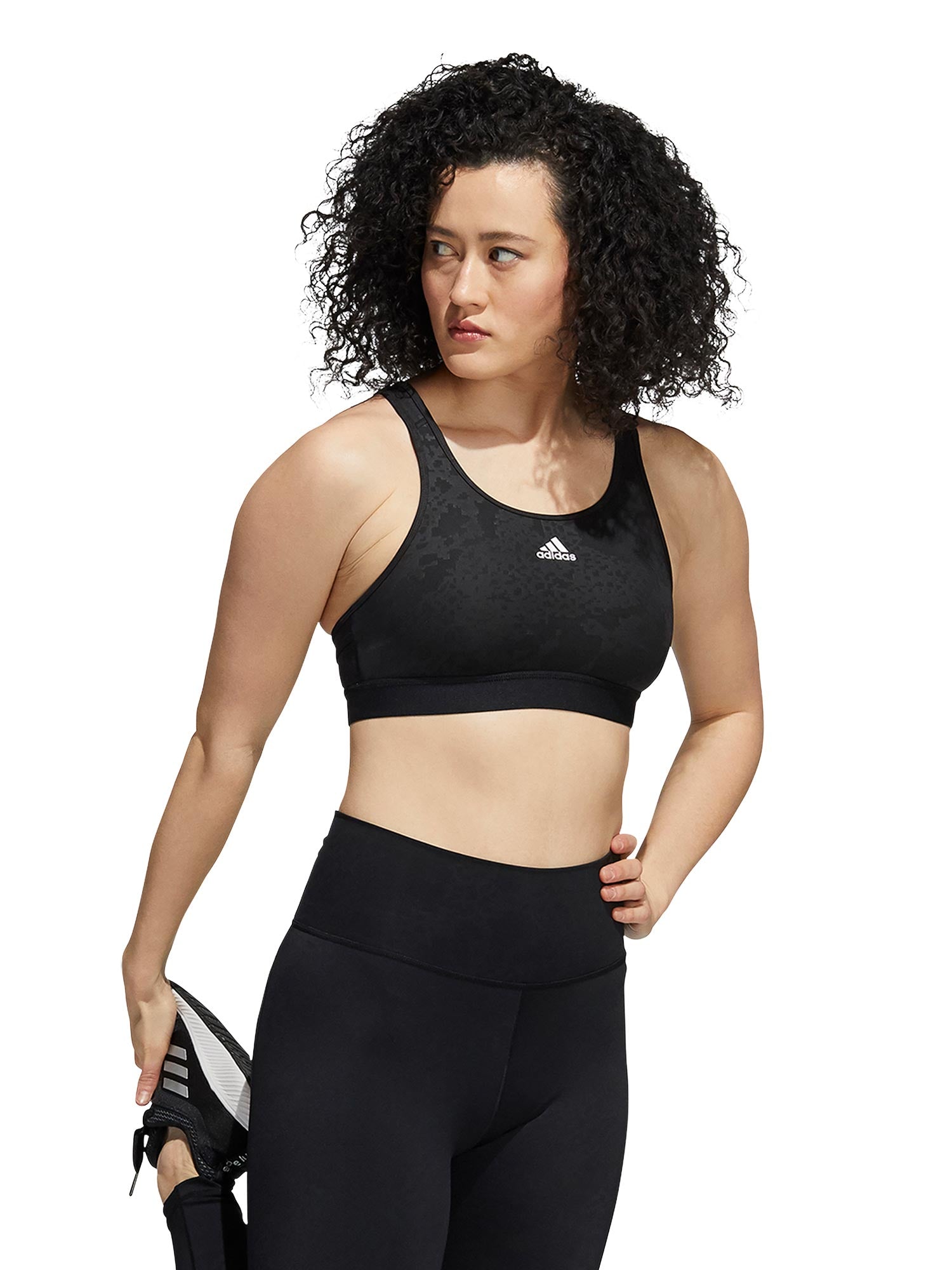 ADIDAS Спортен сутиен Camo Workout