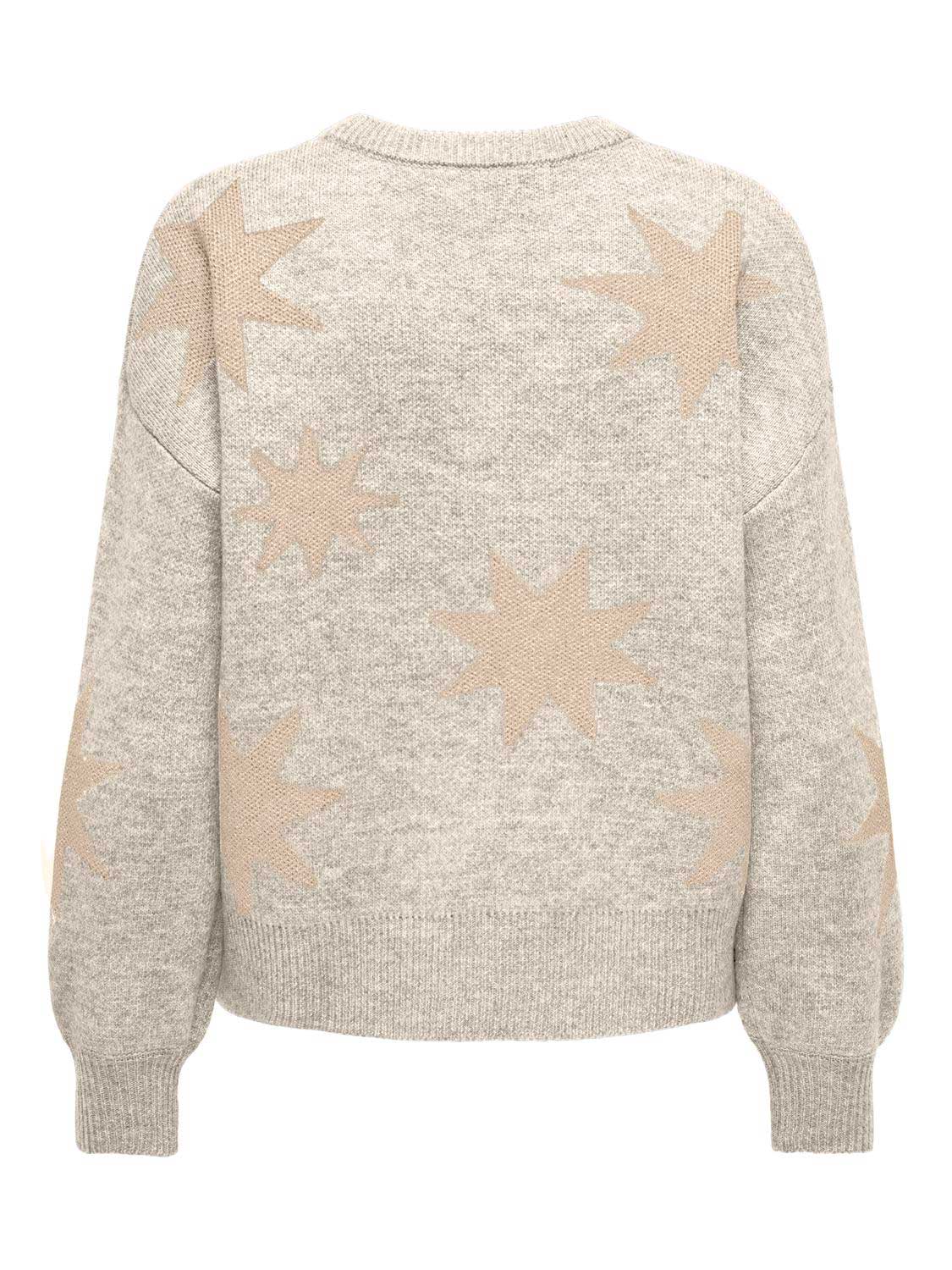 ONLY Пуловер ONLROSIE LS O-NECK GLITTER KNT
