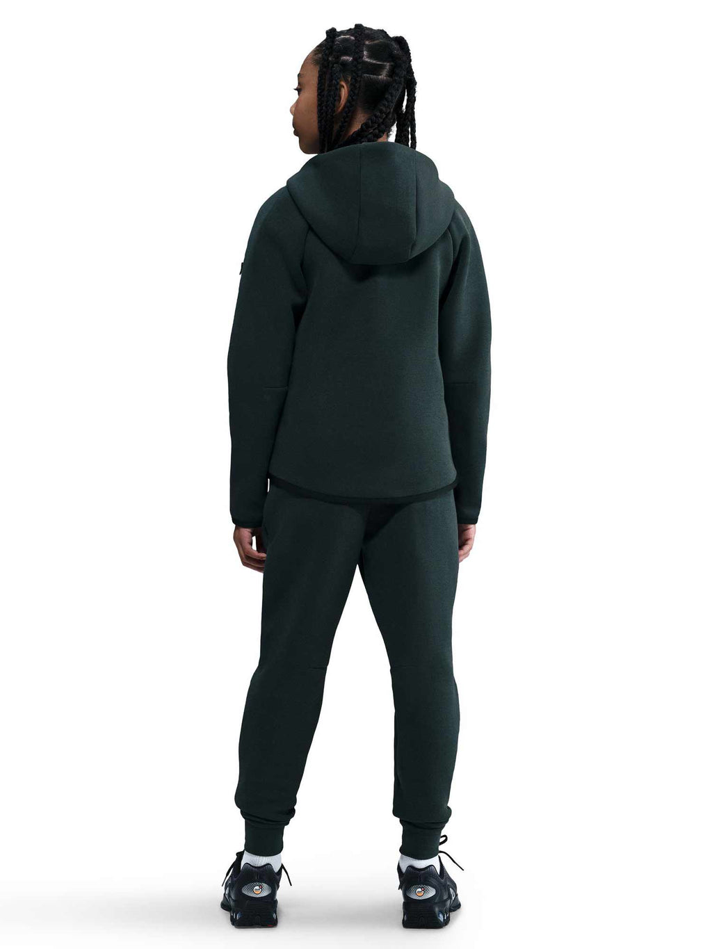 NIKE Суитшърт G NSW TCH FLC HD FZ LS - PD