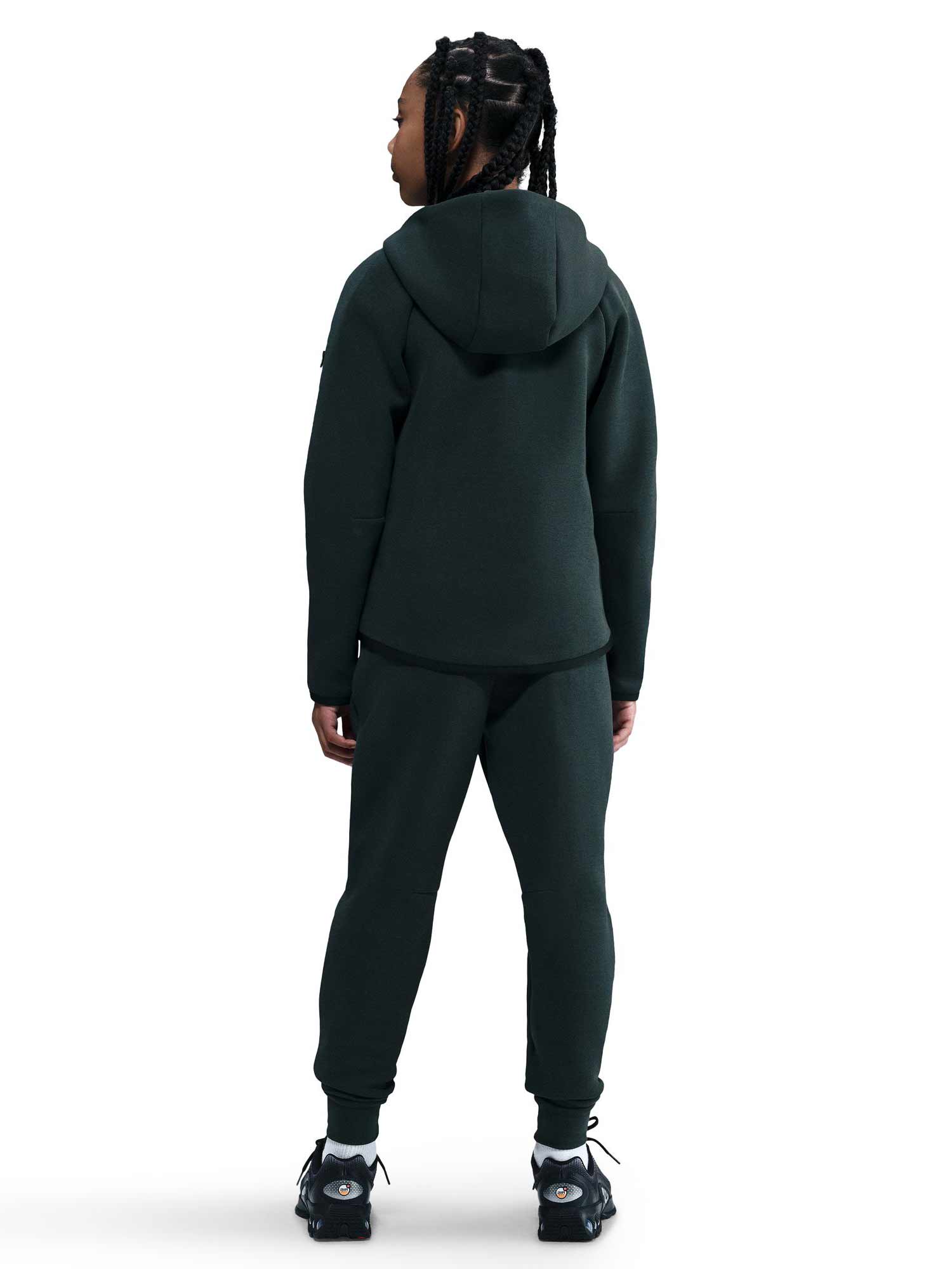 NIKE Суитшърт G NSW TCH FLC HD FZ LS - PD