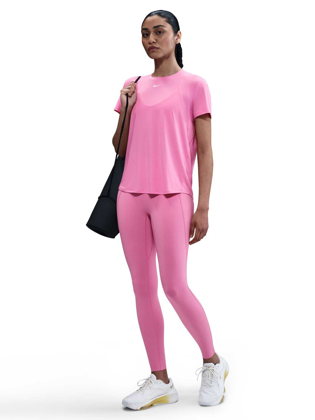 NIKE Тениска W NK ONE CLASSIC DF SS TOP WT