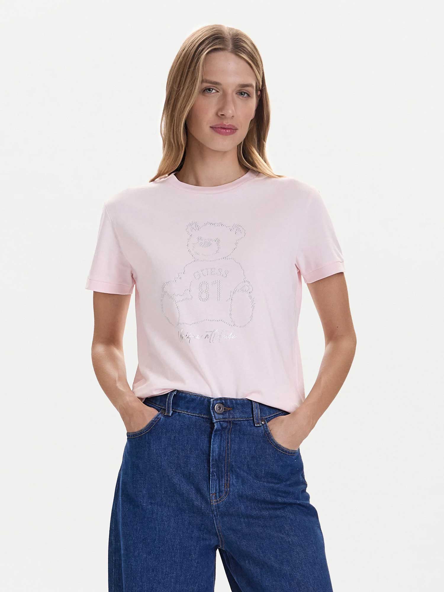 GUESS Тениска UNIQUE ATTITUDE SS T