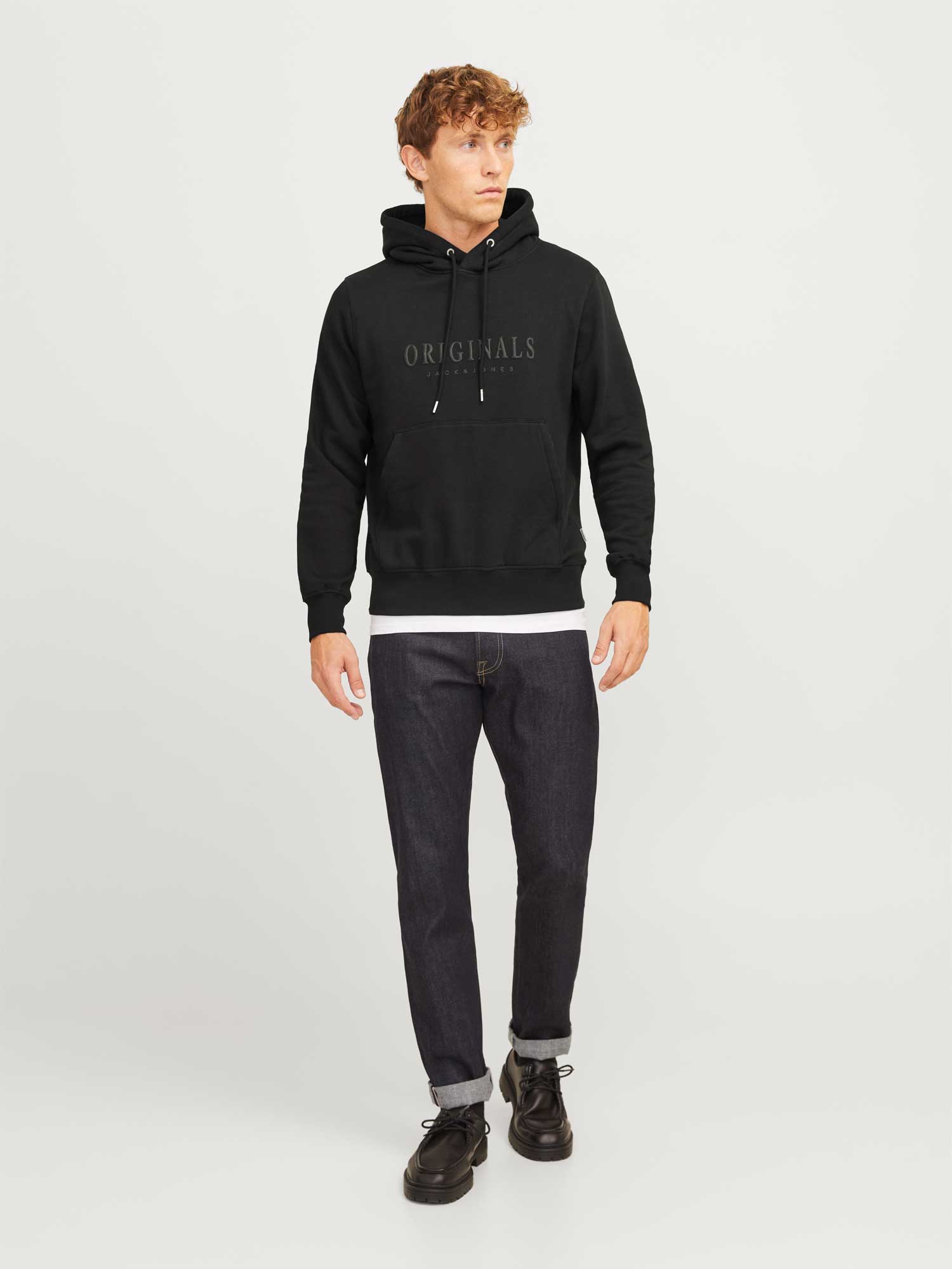 JACK & JONES Суитшърт JORFREDERIKSBERG SWEAT HOOD SPA