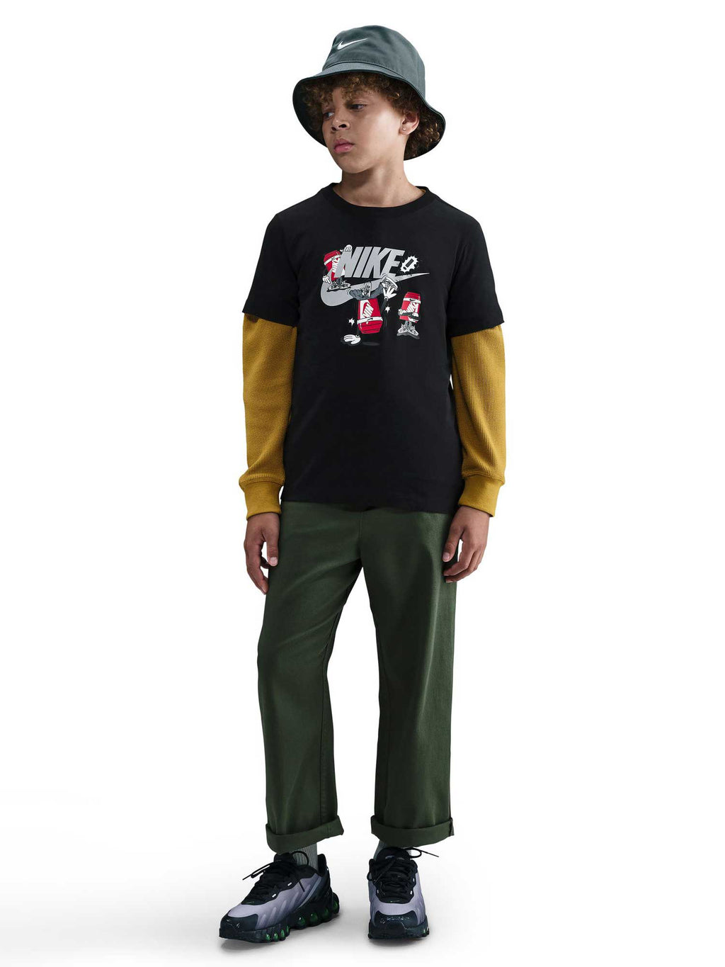 NIKE Тениска K NSW TEE BOXY BREAK DANCE