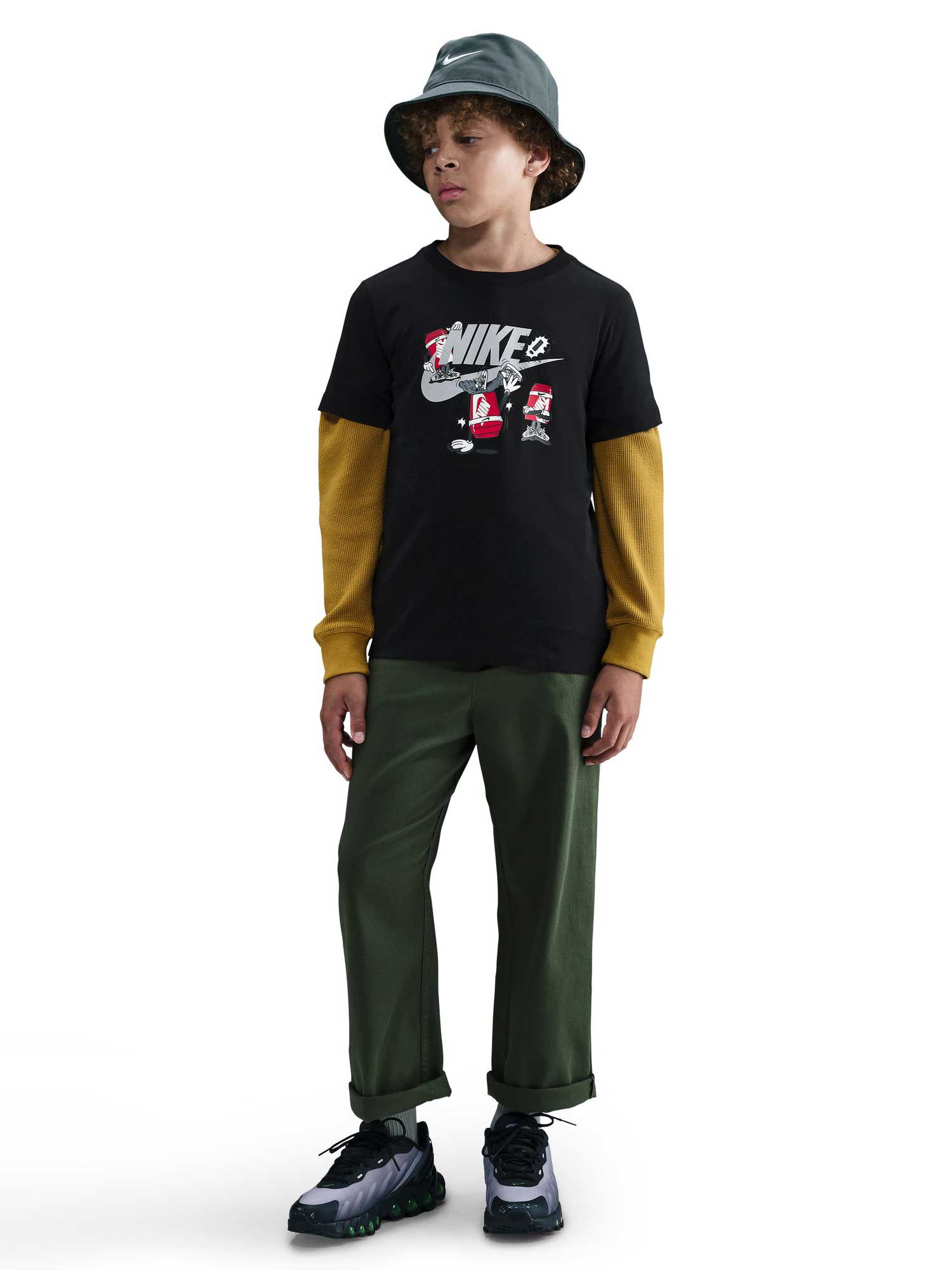 NIKE Тениска K NSW TEE BOXY BREAK DANCE
