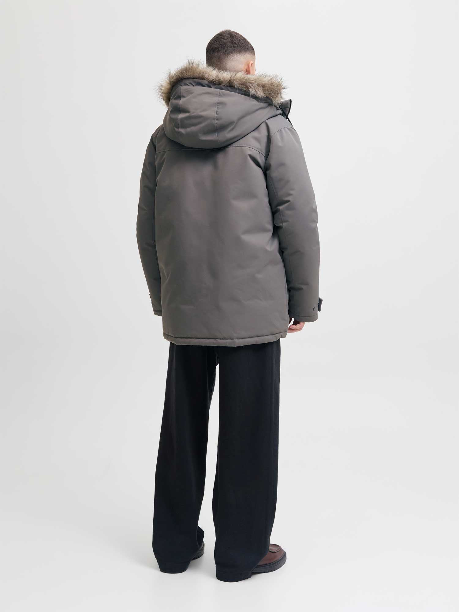 JACK & JONES Яке JJCHARLIE DETACHABLE FAUX FUR PARKA