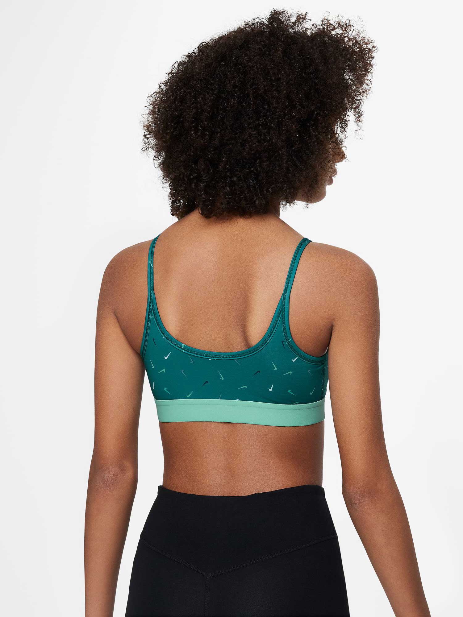 NIKE Спортен сутиен G NK ONE BRA LOGO PRINT