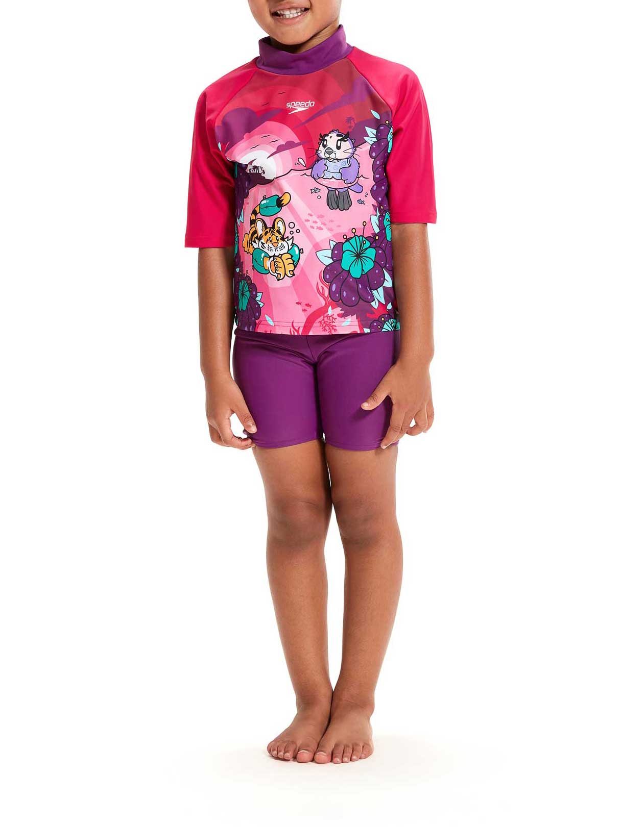 SPEEDO Комплект 2 части с UV защита GIRLS LEARN TO SWIM
