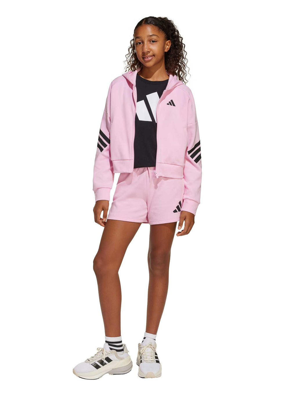 ADIDAS SPORTSWEAR Суитшърт Future Icons 3-Stripes Full-Zip Hooded