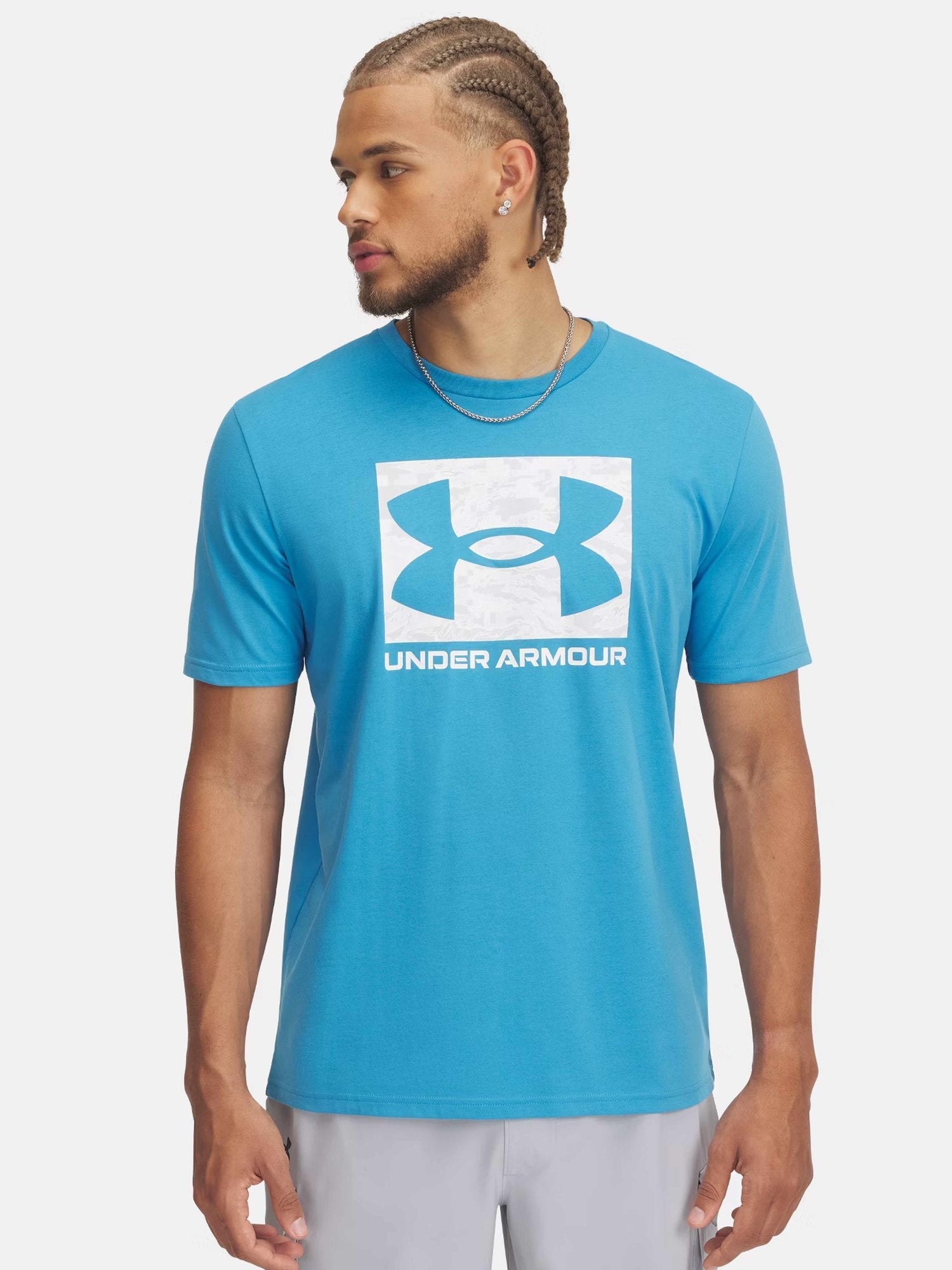UNDER ARMOUR Тениска UA ABC CAMO BOXED LOGO SS