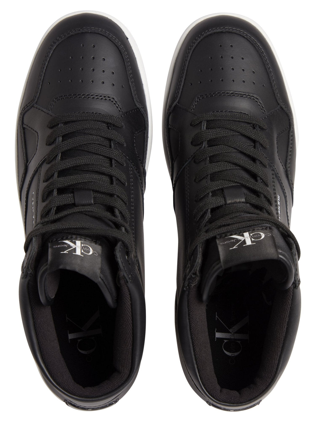 Calvin Klein Jeans Обувки BASKET CUPS LACEUP HIGH LTH-PU