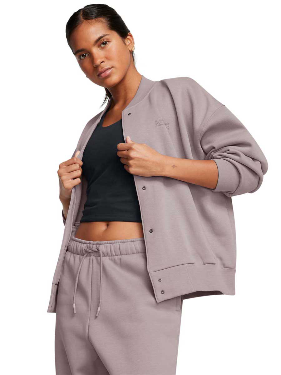 UNDER ARMOUR Спортно горнище Icon Flc Varsity Jkt