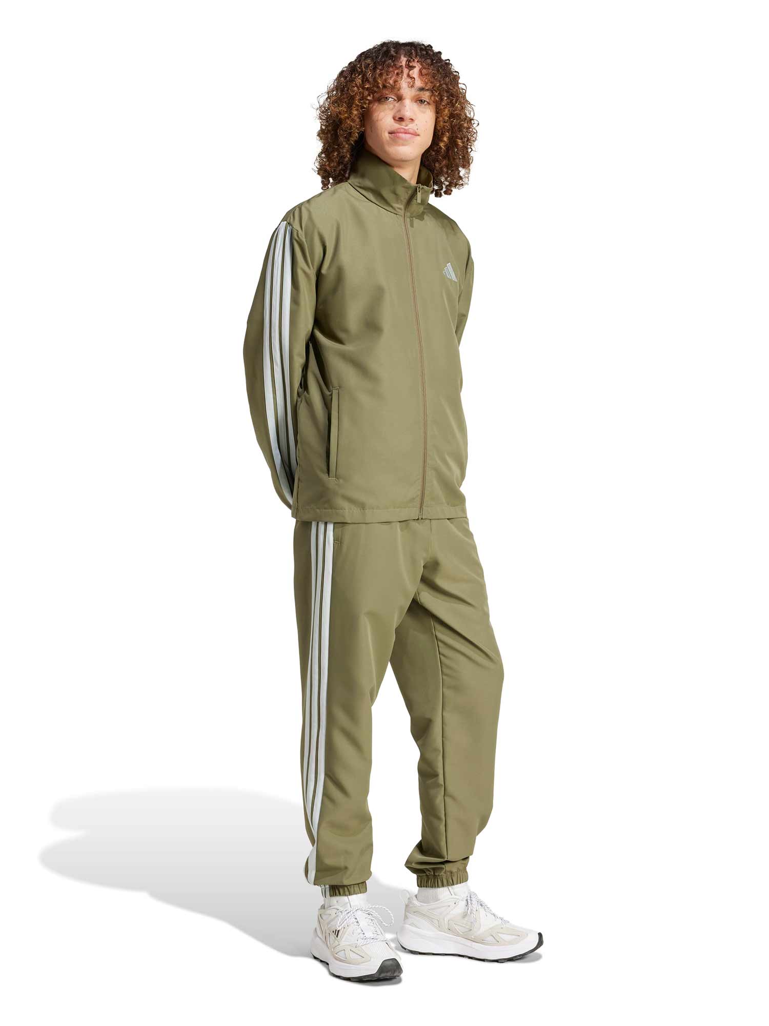ADIDAS SPORTSWEAR Спортен екип Sportswear Basic 3-Stripes Woven