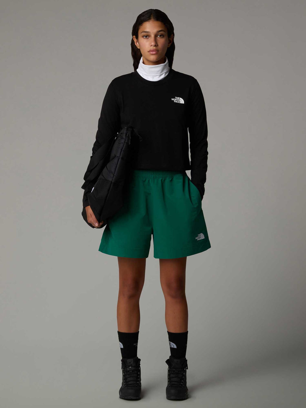 THE NORTH FACE Блуза W L/S SIMPLE DOME CROP TEE