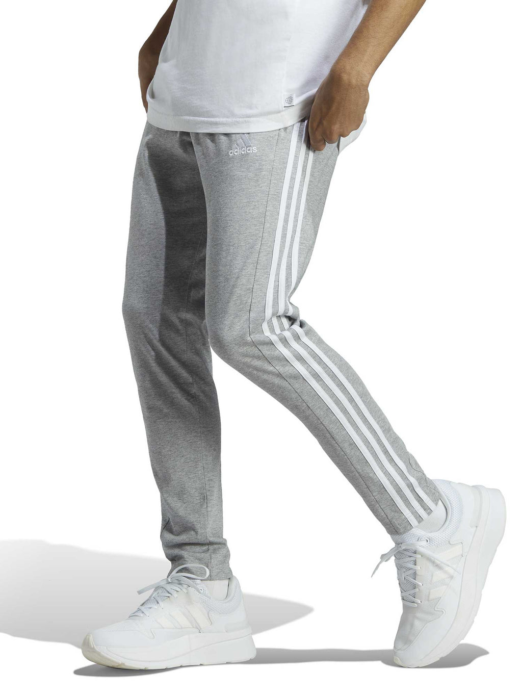 ADIDAS SPORTSWEAR Спортно долнище Essentials Single Jersey 3-Stripes