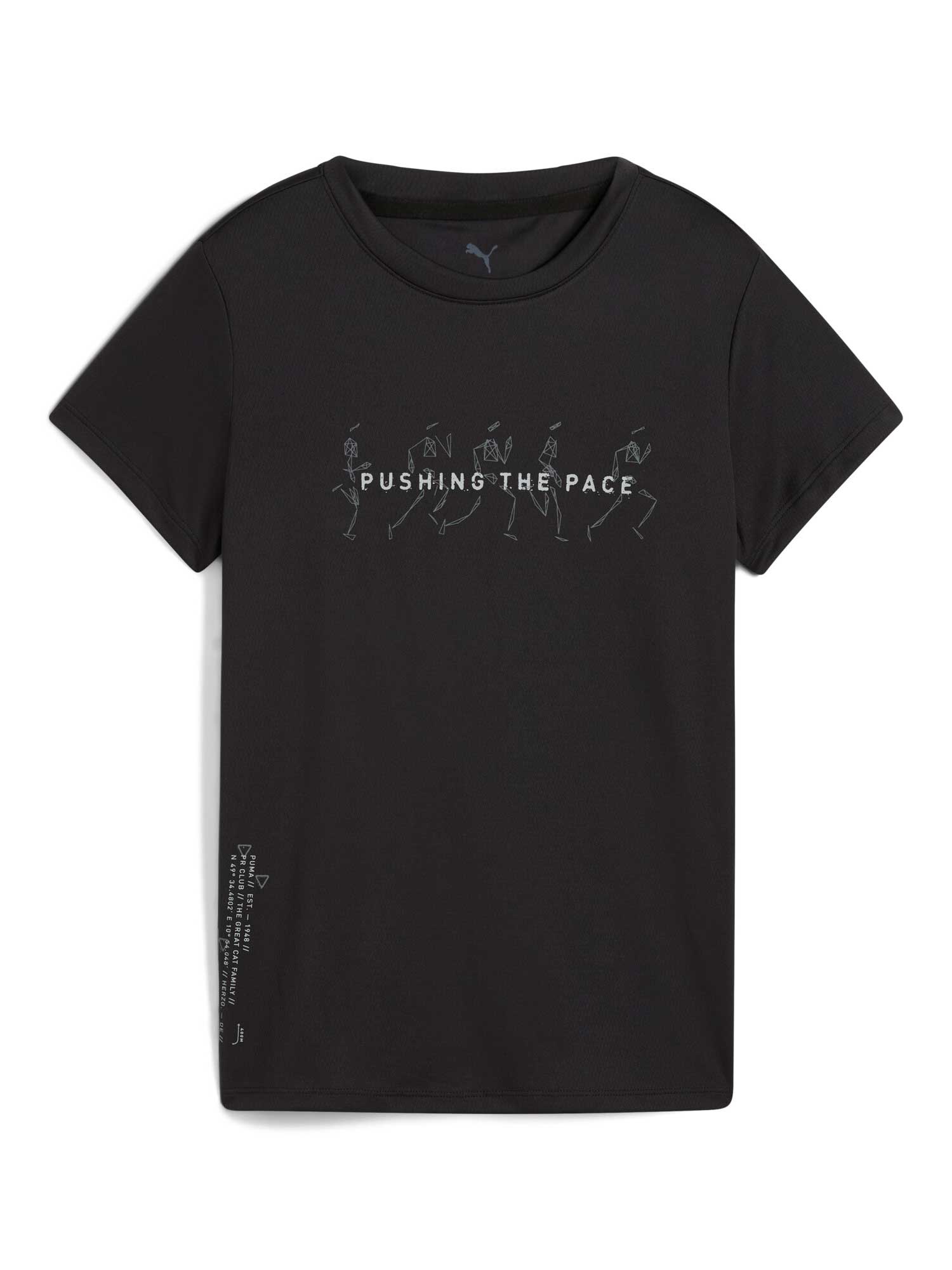 PUMA Тениска GRAPHICS RUNNING SLOGAN TEE W
