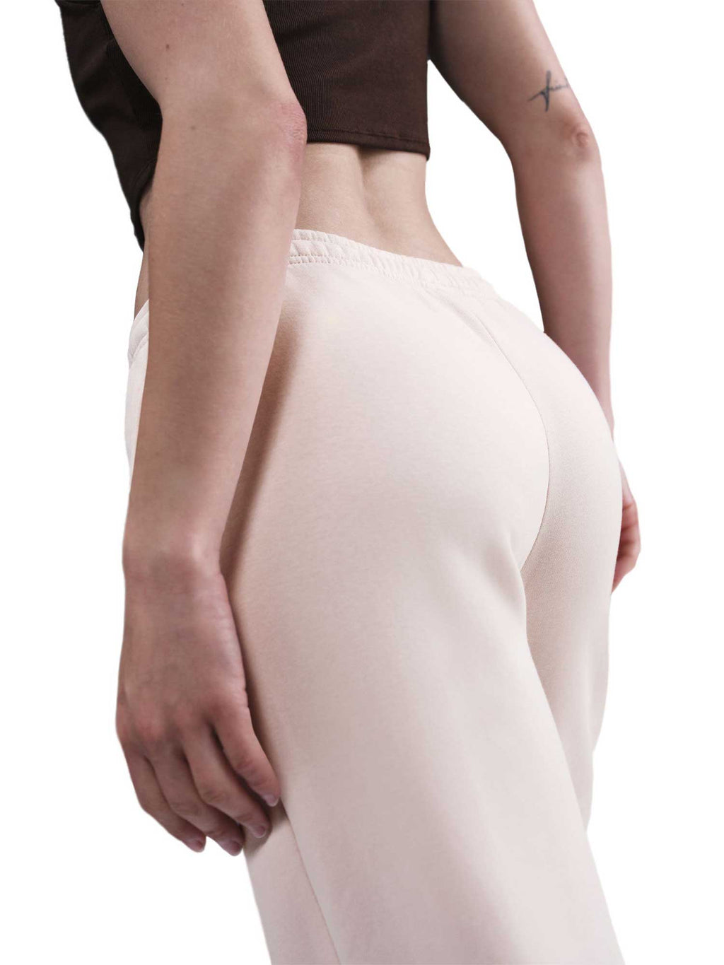 NIKE Спортно долнище W NSW PHNX FLC STRGHT LEG PNT