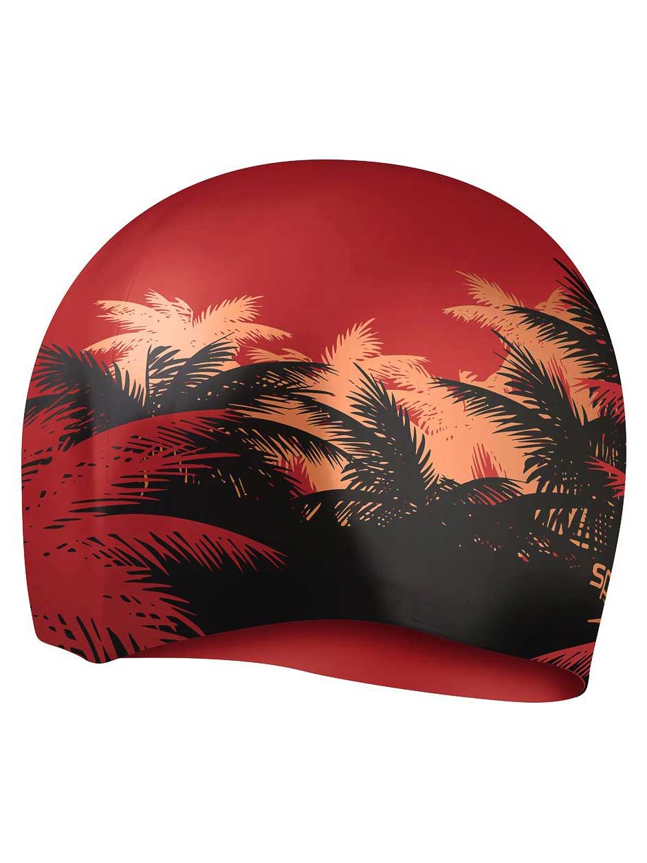 SPEEDO Плувна шапка LONG HAIR PRINTED